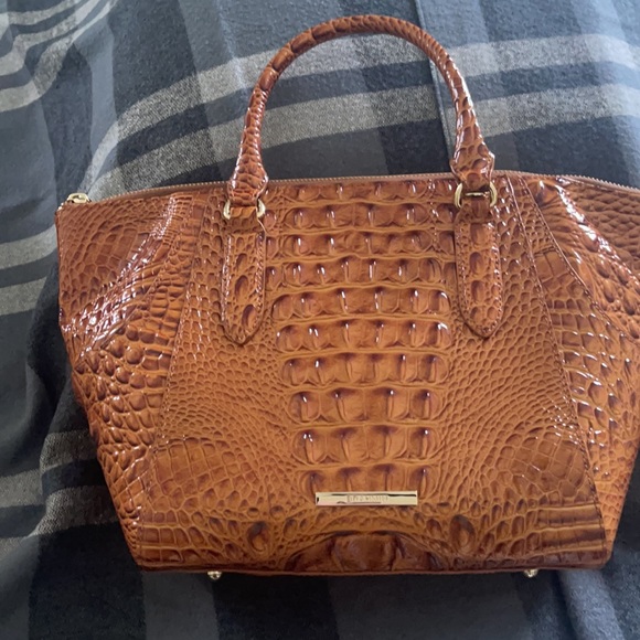 BRAHMIN- Croc-embossed Genuine Leather - Picture 4 of 8